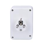 Solight hub, 1x 16A + 2x 2,5A, 2xUSB A+C, biely, vypínač