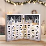 Solight LED adventný kalendár - kniha, 8x LED, 40x30cm, 2x AAA