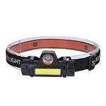 Solight LED dobíjacia čelovka, 3W + COB, 150 + 120lm, Li-ion, USB