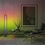 Solight LED inteligentná stojacia lampa Rainbow, oválna, wifi, RGB, CCT, 105 cm
