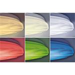 Solight LED inteligentné stropné svetlo Wave, 30W, 2300lm, wifi, RGB + CCT, diaľkové ovládanie