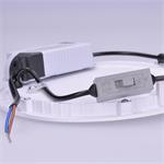 Solight LED mini panel CCT, podhľad, 18W, 1530lm, 3000K, 4000K, 6000K, kruhový