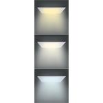 Solight LED mini panel CCT, podhľad, 18W, 1530lm, 3000K, 4000K, 6000K, štvorcový