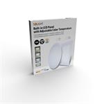 Solight LED mini panel CCT, podhľad, 24W, 1800lm, 3000K, 4000K, 6000K, štvorcový