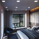 Solight LED mini panel CCT, podhľad, 6W, 450lm, 3000K, 4000K, 6000K, štvorcový