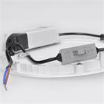 Solight LED mini panel CCT, podhledový, 6W, 450lm, 3000K, 4000K, 6000K, čtvercový