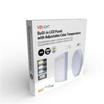Solight LED mini panel CCT, zapustený, 24W, 1800lm, 3000K, 4000K, 6000K, kruhový