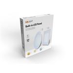 Solight LED mini panel, podhľad, 12W, 900lm, 3000K, tenký, okrúhly, biely