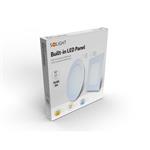 Solight LED mini panel, podhledový, 18W, 1530lm, 3000K, tenký, kulatý, bílý