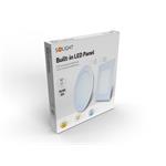Solight LED mini panel, podhledový, 18W, 1530lm, 3000K, tenký, kulatý, bílý