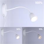 Solight LED nástenné svietidlo, stmievateľné, 4W, 280lm, 3000K, biele