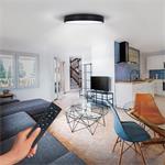 Solight LED osvětlení s dálkový ovladačem, 36W, 2300lm, 30cm, změna chromatičnosti, stmívatelné, černá