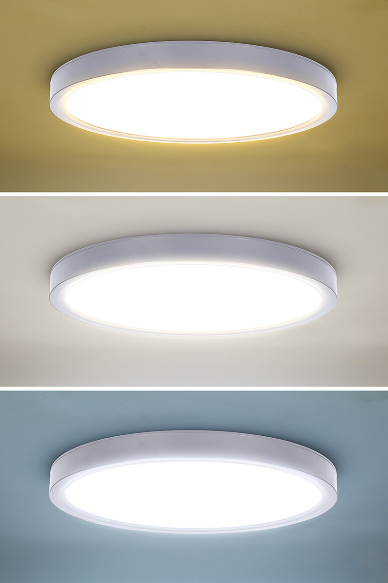 Solight LED osvětlení s dálkovým ovladačem Estela White, 36W, 2700lm, 30cm, změna chromatičnosti, stmívate