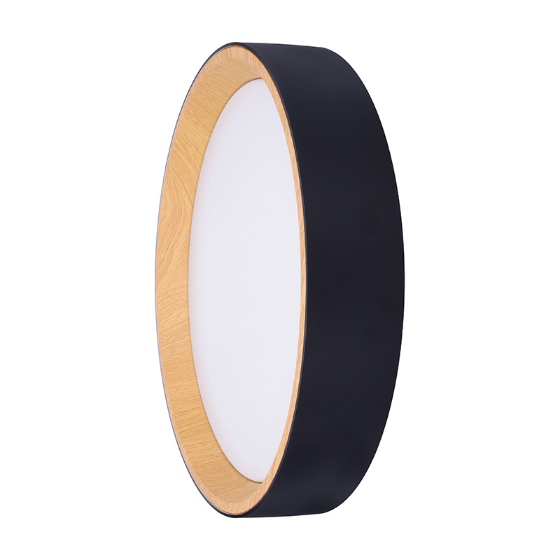 Solight LED osvětlení s dálkovým ovladačem Larios Black, 48W, 3360lm, 39cm, změna chromatičnosti, stmívatelné