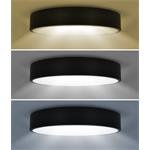 Solight LED osvetlenie s diaľkovým ovládaním, 36W, 2300lm, 30cm, stmievateľné, čierne