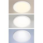 Solight LED osvetlenie s diaľkovým ovládaním Estela White, 50W, 5400lm, 60cm, URG<19, závesné a zapustené
