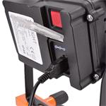 Solight LED reflektor 20W, prenosný, nabíjateľný, 1600lm, oranžovo-čierny
