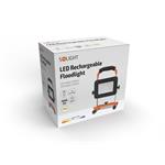 Solight LED reflektor 20W, prenosný, nabíjateľný, 1600lm, oranžovo-čierny