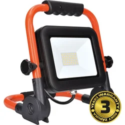 Solight LED reflektor PRO so sklopným stojanom, 50W, 4600lm, 5000K, kábel so zástrčkou, IP65