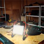 Solight LED reflektor se sklopným stojanem, 50W, 4500lm, 4000K, kabel se zástrčkou, IP65