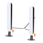 Solight LED RGB herné osvetlenie, diaľkové ovládanie, zvukový senzor, USB