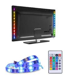 Solight LED RGB pásik pre TV, 2x 50cm, USB, vypínač, diaľkové ovládanie