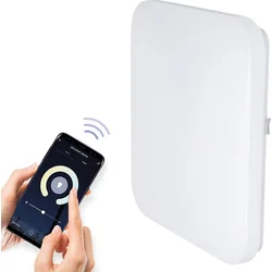 Solight LED SMART WIFI stropné svietidlo, 28W, 1960lm, 3000-6000K, štvorcový, 38cm