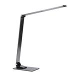 Solight LED stolní lampička stmívatelná, 11W,  změna chromatičnosti, broušený hliník, stříbrná
