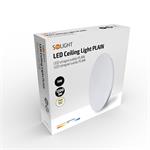 Solight LED stropné svetlo Plain, 15W, 1200lm, 4000K, okrúhle, 26cm