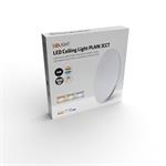 Solight LED stropné svetlo Plain, 3CCT, 24W, 1920lm, 3000K, 4000K, 6000K, okrúhle, 38cm