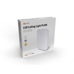 Solight LED stropní světlo Plain, 15W, 1200lm, 3000K, čtvercové, 28cm