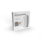 Solight LED štvorcové stropné svietidlo Treviso, 48W, 2880lm, stmievateľné, diaľkové ovládanie, sivé