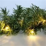 Solight LED vĂˇnoÄŤnĂ­ girlanda s jehliÄŤĂ­m, 7m, 112x LED, ÄŤasovaÄŤ, 230V, IP44