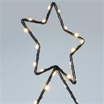 Solight LED venkovní dekorace vánoční stromeček, 85x LED, časovač, 68cm, 3x AA