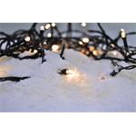 Solight LED venkovní vánoční řetěz, 200 LED, 10m, přívod 5m, 8 funkcí, IP44, teplá bílá