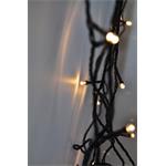 Solight LED venkovní vánoční řetěz, 400 LED, 20m, přívod 5m, 8 funkcí, IP44, teplá bílá
