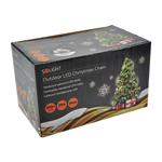 Solight LED vianočná reťaz, 300 LED diód, 30 m, 5 m vedenie, IP44, biela