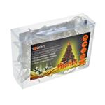 Solight LED vianočná reťaz, hviezdy, 1,5 m, 10x LED, 2x AA, biele svetlo