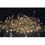 Solight LED vianočný prívesok, rampúchy, 120 LED, 3 m x 0,7 m, 6 m vedenie, vonkajšie, teplé biele svetlo, pamäť, časovač