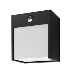 Solight LED vonkajšie nástenné svetlo Terni, 12W, 560lm, 3000K, PIR senzor