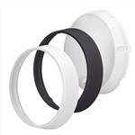 Solight LED vonkajšie osvetlenie so senzorom, 3 CCT, 15/18/20W, 1800lm, 22cm, 2v1 - biely a čierny kryt
