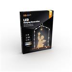 Solight LED závesná dekorácia - anjel, 20x LED, 2xAA