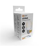 Solight LED žiarovka, miniglobe, 6W, E27, 3000K, 510lm