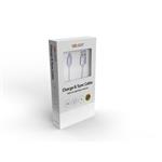 Solight lightning kabel, USB 2.0 A konektor - Lightning konektor, silikon, 1m