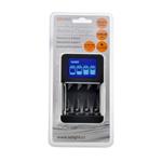 Solight nabíječka s LCD displejem, AC 230V, 450mA, 4 kanály, AA/AAA, řízená mikroprocesorem