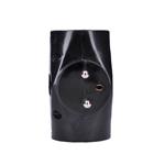 Solight rozbočovač, 2,5A + 2x 10A, čierny