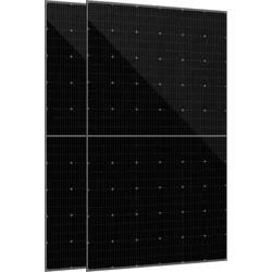 Solight Solární panel DAH 455Wp, celočerný, full screen, monokrystalický, monofaciální, 1903x1134x32mm