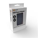 Solight USB nabíjací adaptér, 1x USB, 2400mA, AC 230V, čierny