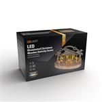 Solight Vianočný drevený betlehem, 5x LED, prírodné drevo, 25cm, 2x AA
