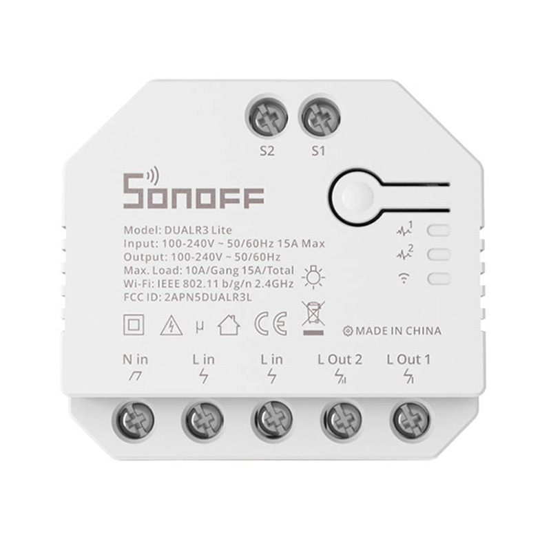 SONOFF Chytrý přepínač WiFi Dual R3 Lite